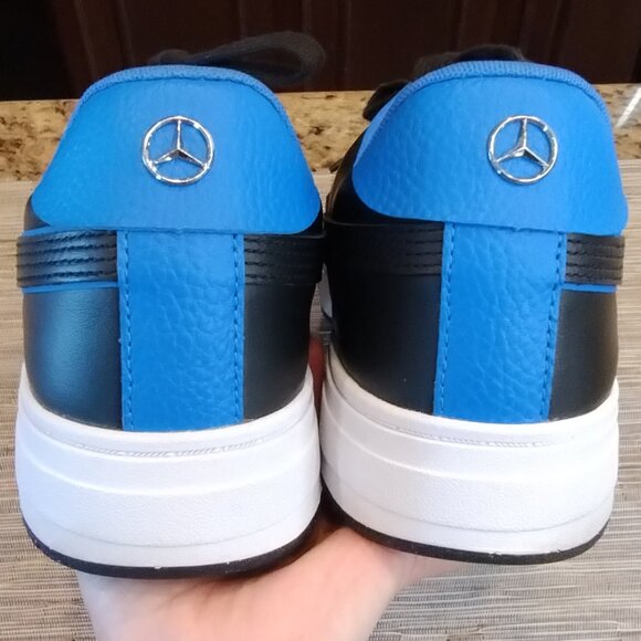 Puma Mercedes AMG Petronas CA Pro Black/Blue Size 14 - Picture 4 of 13